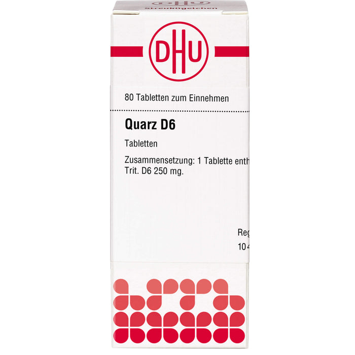 Quarz D6 DHU Tabletten, 80 St. Tabletten