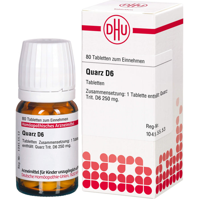 Quarz D6 DHU Tabletten, 80 St. Tabletten