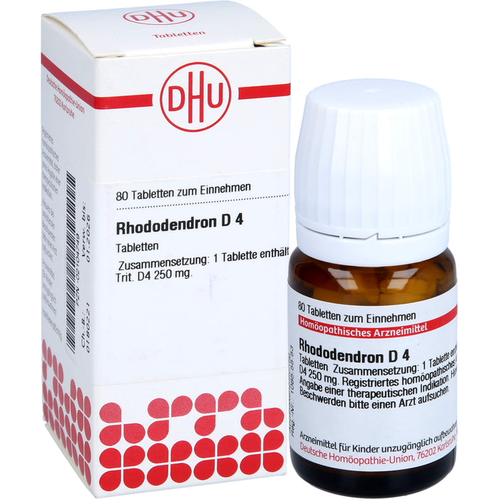 Rhododendron D4 DHU Tabletten, 80 St. Tabletten