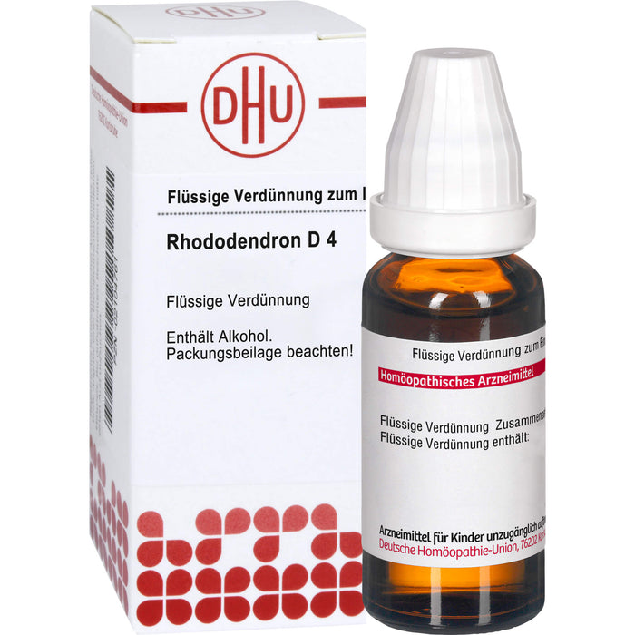 Rhododendron D4 DHU Dilution, 20 ml Lösung