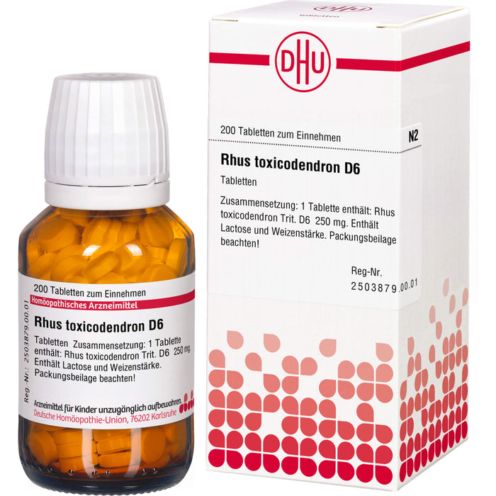 DHU Rhus toxicodendron  D 6 Tabletten, 200 St. Tabletten