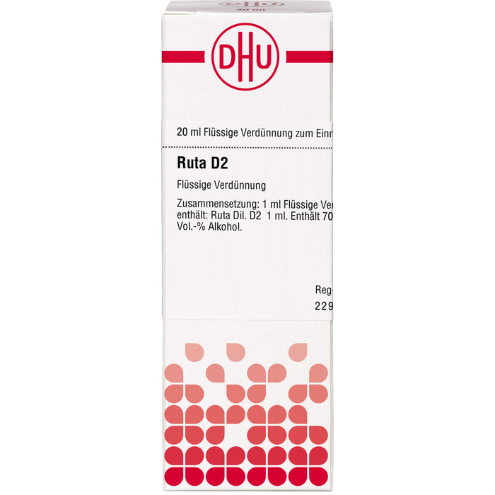 DHU Ruta D2 Dilution, 20 ml Lösung