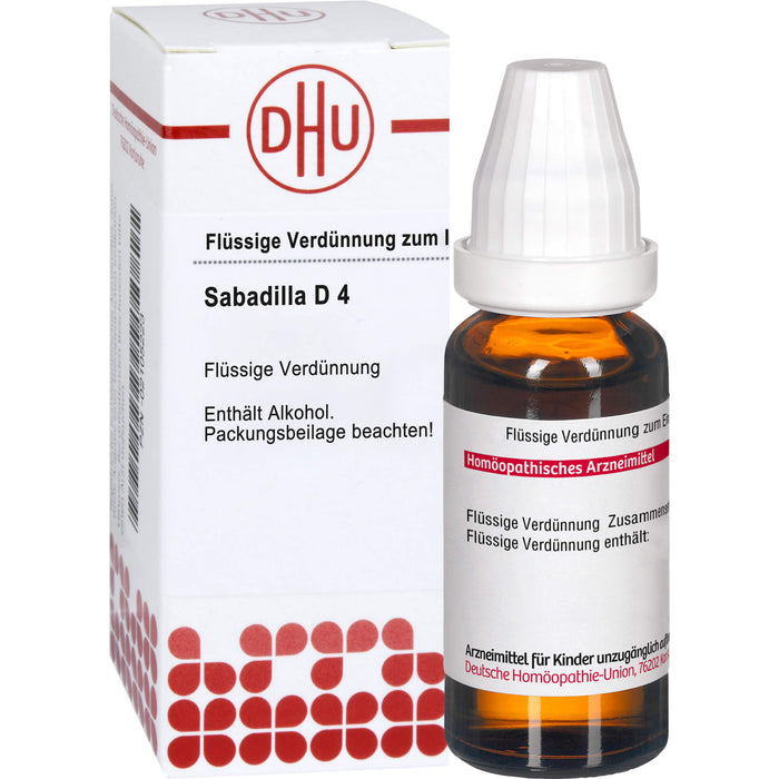 DHU Sabadilla D4 Dilution, 20 ml Lösung