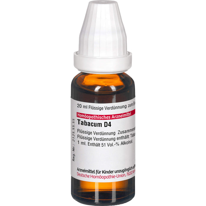 DHU Tabacum D4 Dilution, 20 ml Lösung