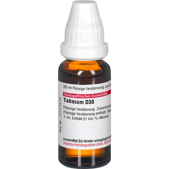 DHU Tabacum D30 Dilution, 20 ml Lösung