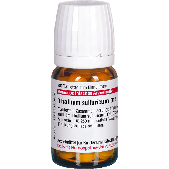 DHU Thallium sulfuricum D12 Tabletten, 80 pc Tablettes