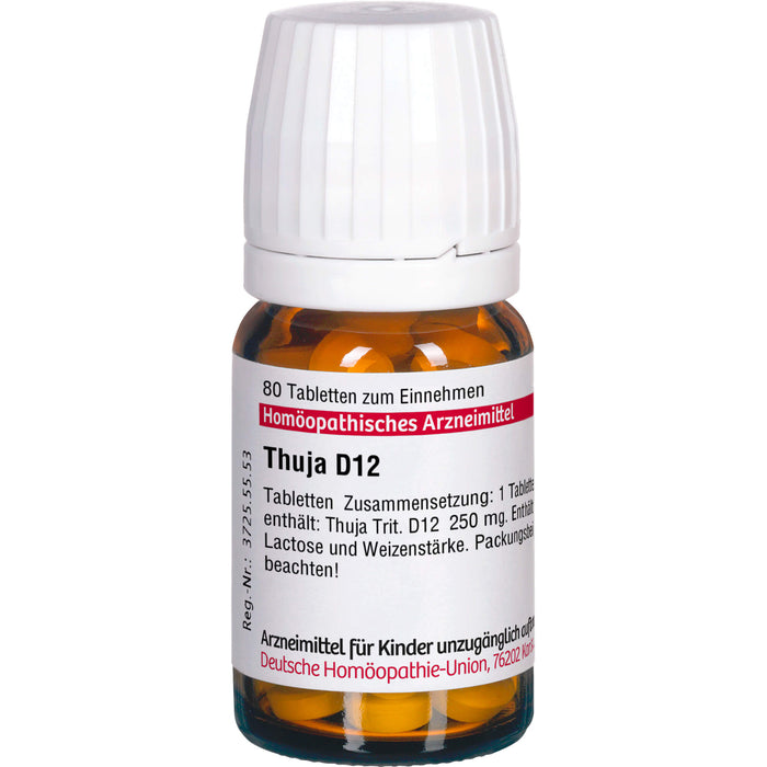 DHU Thuja D12 Tabletten, 80 pcs. Tablets