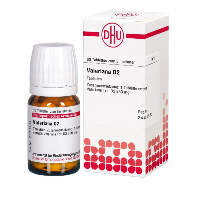 DHU Valeriana D2 Tabletten, 80 St. Tabletten