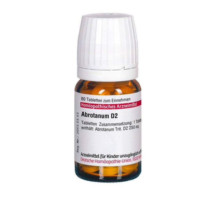 DHU Abrotanum D2 Tabletten, 80 St. Tabletten