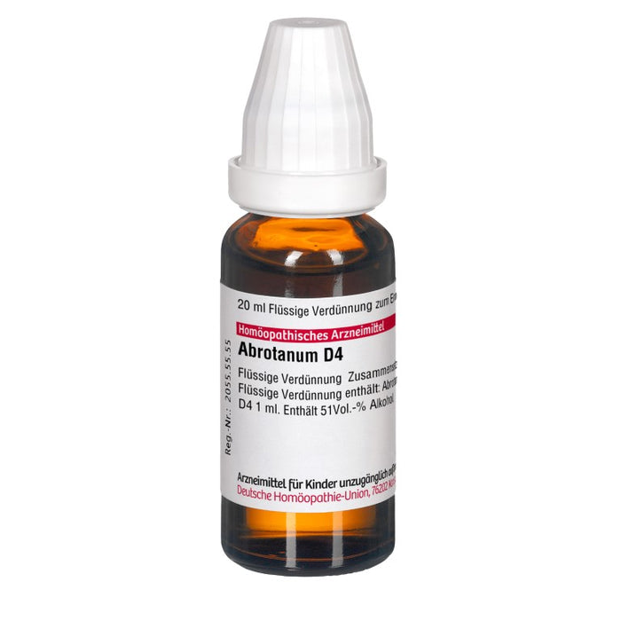 Abrotanum D4 DHU Dilution, 20 ml Lösung