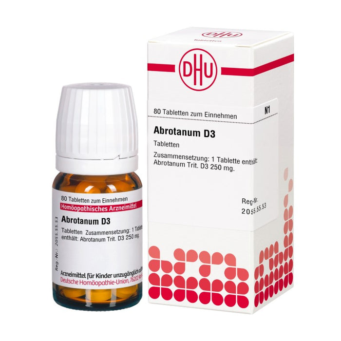 DHU Abrotanum D3 Tabletten, 80 pcs. Tablets