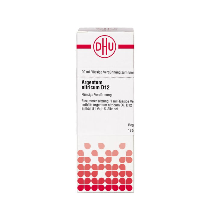 DHU Argentum nitricum D12 Dilution, 20 ml Lösung