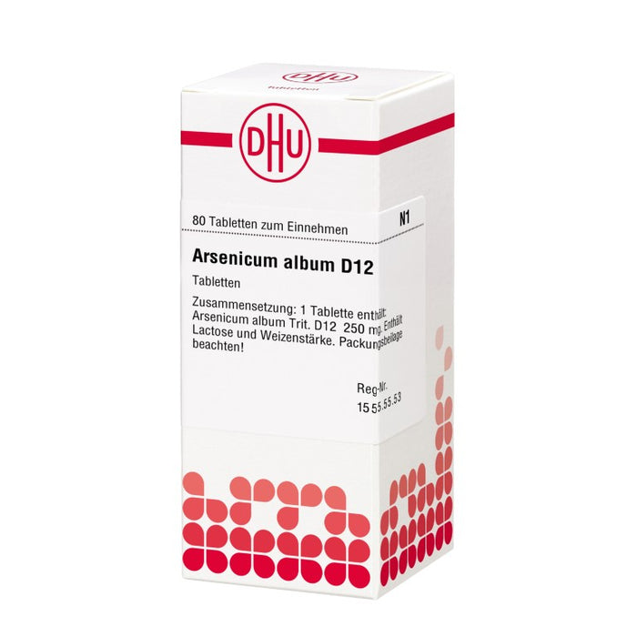 DHU Arsenicum album D12 Tabletten, 80 pc Tablettes