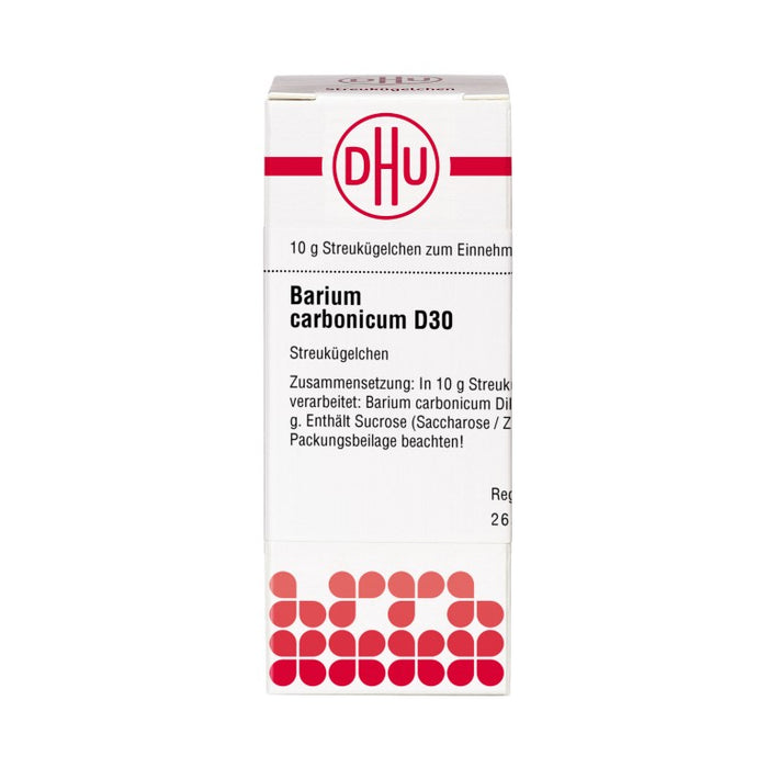 Barium carbonicum D30 DHU Globuli, 10 g Globuli