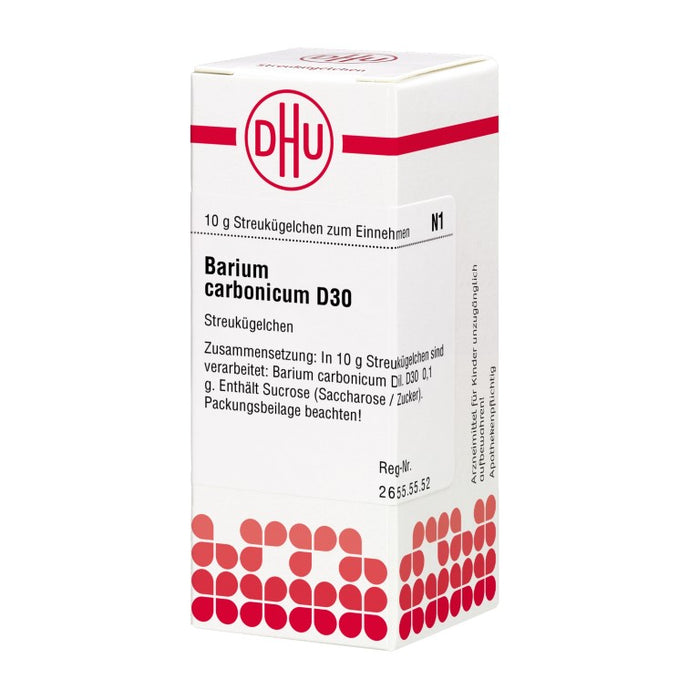 Barium carbonicum D30 DHU Globuli, 10 g Globuli