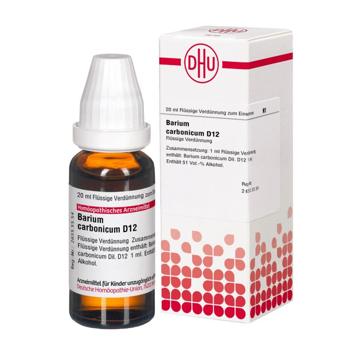 Barium carbonicum D12 DHU Dilution, 20 ml Lösung