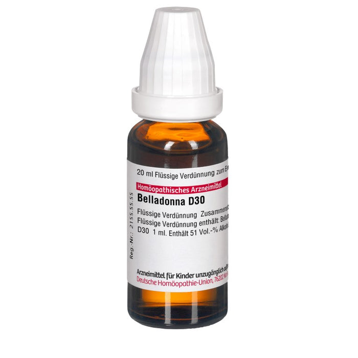 DHU Belladonna D30 Dilution, 20 ml Lösung