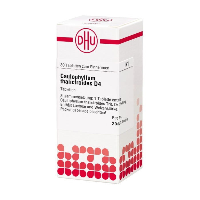 DHU Caulophyllum thalictroides D 4 Tabletten, 80 pc Tablettes