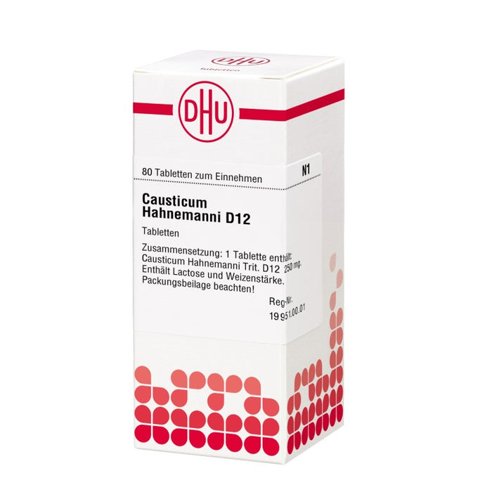 DHU Causticum Hahnemanni D12 Tabletten, 80 pcs. Tablets