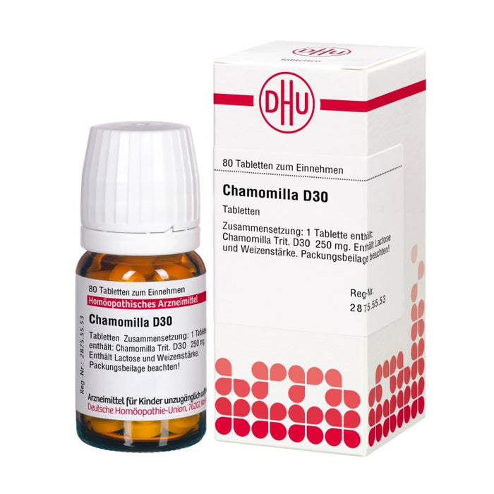 DHU Chamomilla D30 Tabletten, 80 pcs. Tablets