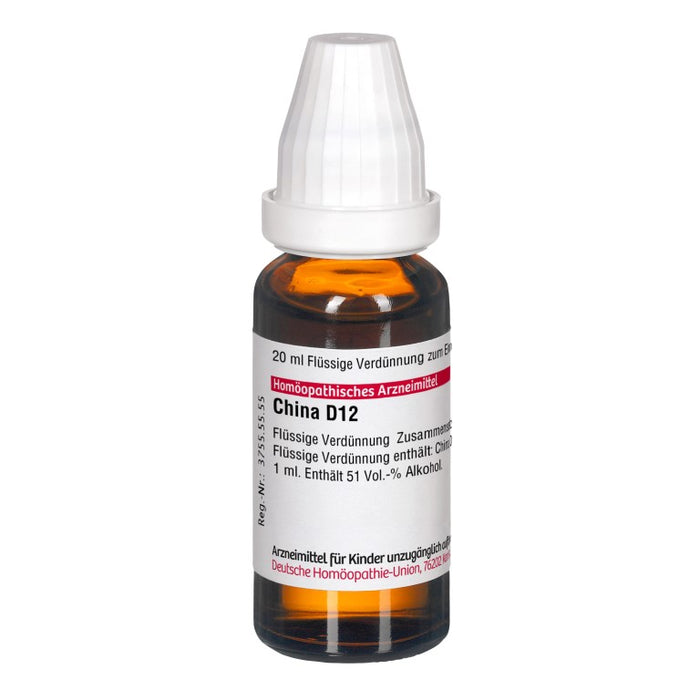 DHU China D12 Dilution, 20 ml Lösung