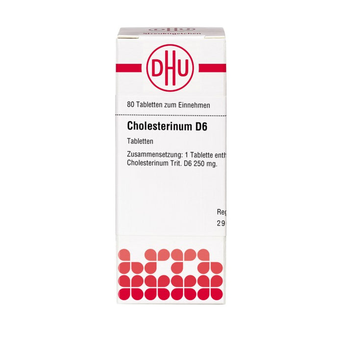 Cholesterinum D6 DHU Tabletten, 80 St. Tabletten