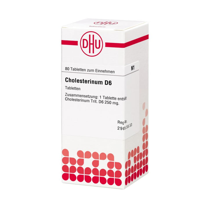 Cholesterinum D6 DHU Tabletten, 80 St. Tabletten