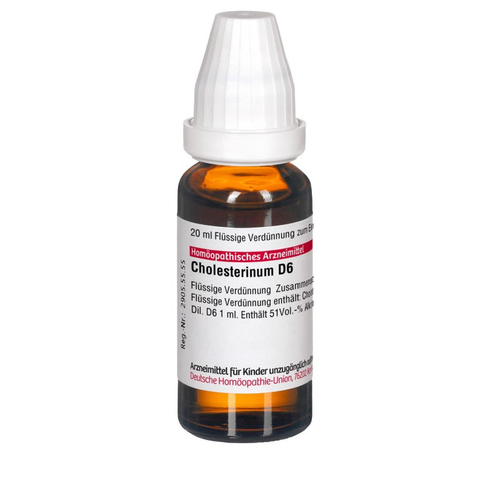 Cholesterinum D6 DHU Dilution, 20 ml Lösung