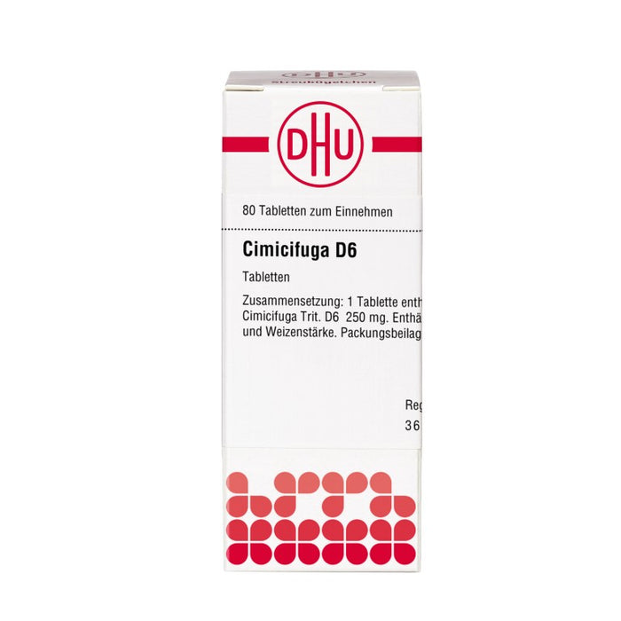 DHU Cimicifuga D6 Tabletten, 80 St. Tabletten