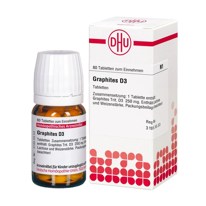 DHU Graphites D3 Tabletten, 80 St. Tabletten