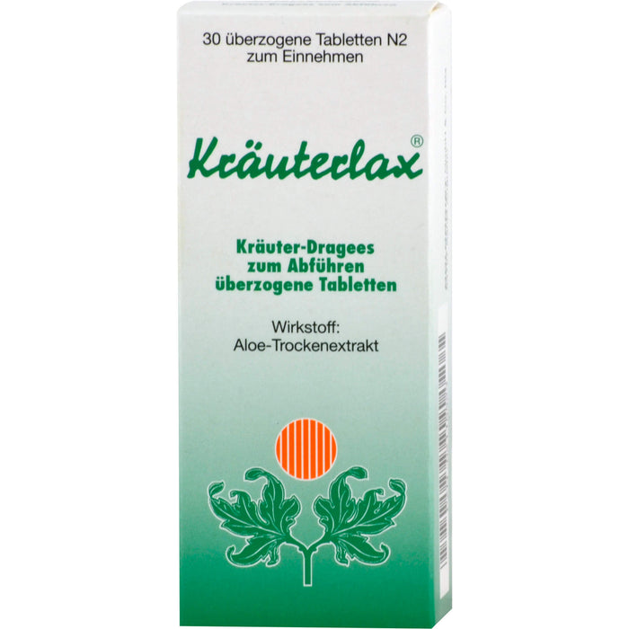 Kräuterlax Kräuterdragees zum Abführen, 30 pcs. Tablets