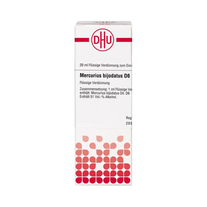 DHU Mercurius bijodatus D6 Dilution, 20 ml Lösung