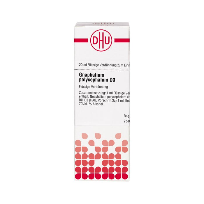 DHU Gnaphalium polycephalum D3 Dilution, 20 ml Lösung