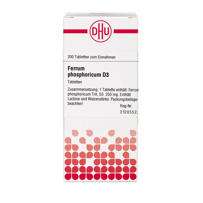 DHU Ferrum phosphoricum D3 Tabletten, 200 St. Tabletten