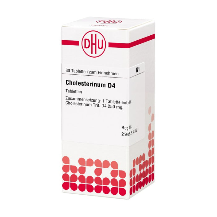 Cholesterinum D4 DHU Tabletten, 80 St. Tabletten