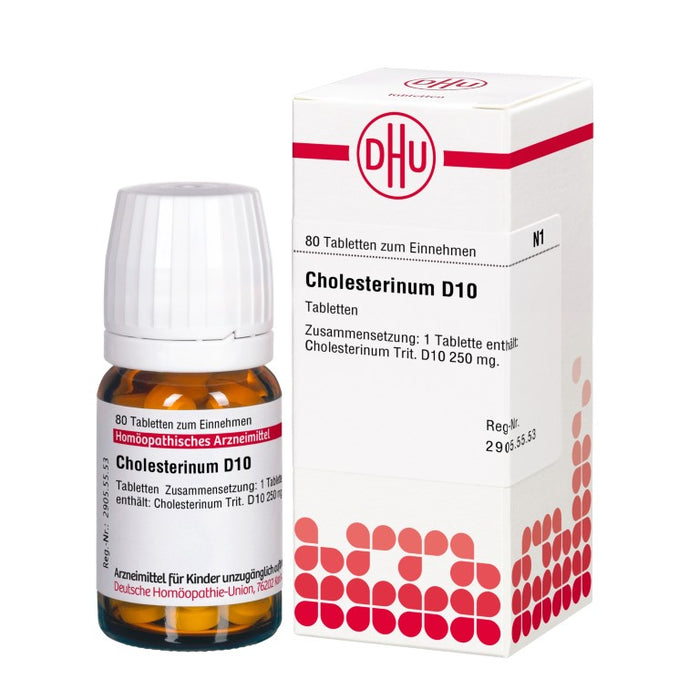 DHU Cholesterinum D4 Tabletten, 80 pcs. Tablets