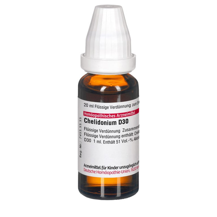 DHU Chelidonium D30 Dilution, 20 ml Lösung