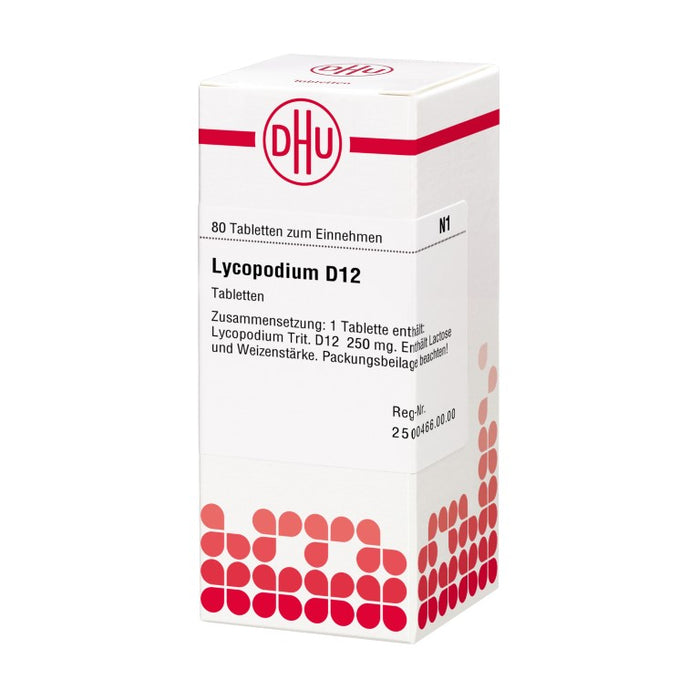 DHU Lycopodium D12 Tabletten, 80 pc Tablettes