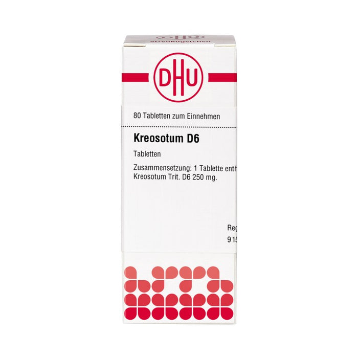 DHU Kreosotum D6 Tabletten, 80 St. Tabletten