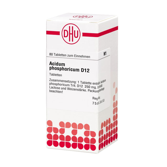 DHU Acidum phosphoricum D12 Tabletten, 80 pc Tablettes