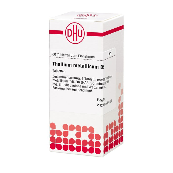 DHU Thallium metallicum D6 Tabletten, 80 pc Tablettes