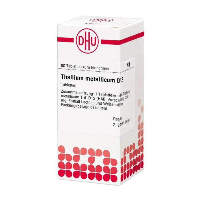 Thallium metallicum D12 DHU Tabletten, 80 St. Tabletten