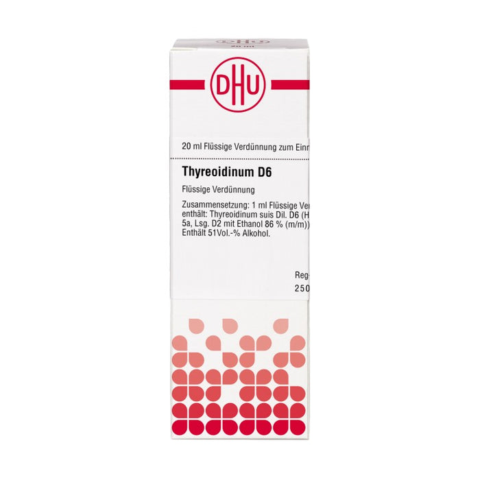 Thyreoidinum D6 DHU Dilution, 20 ml Lösung