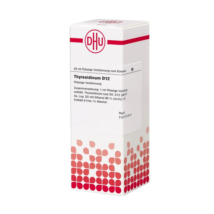 DHU Thyreoidinum D12 Dilution, 20 ml Lösung