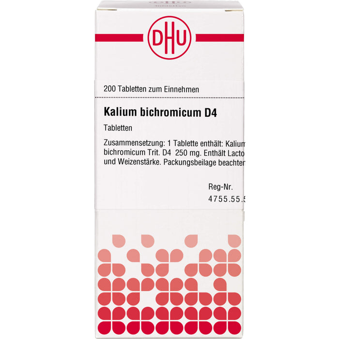 DHU Kalium bichromicum D4 Tabletten, 200 pcs. Tablets