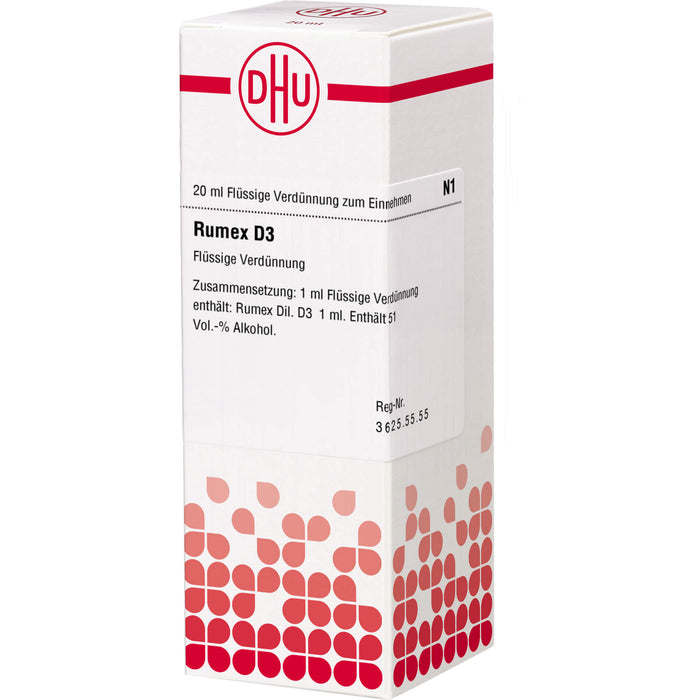 DHU Rumex D3 Dilution, 20 ml Lösung