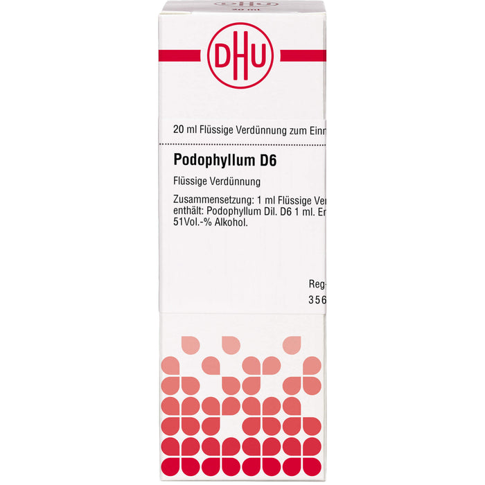 DHU Podophyllum D6 Dilution, 20 ml Lösung