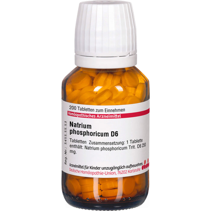 DHU Natrium phosphoricum D6 Tabletten, 200 St. Tabletten