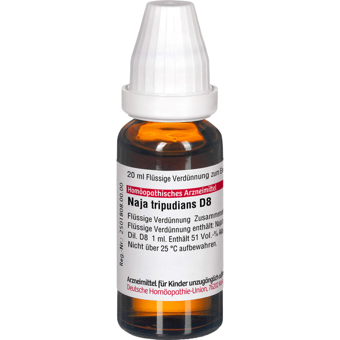 Naja tripudians D8 DHU Dilution, 20 ml Lösung