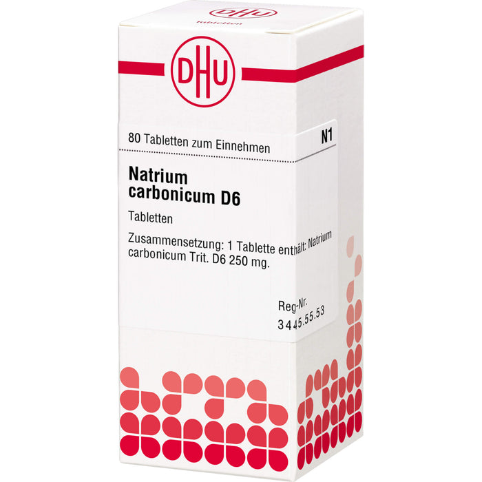 DHU Natrium carbonicum D6 Tabletten, 80 St. Tabletten